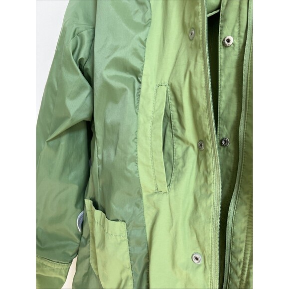 Vintage Gallery Women’s Green Belted Hooded Jacket - Small - Picture 6 of 14